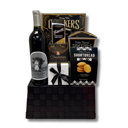 Alexander Silver Oak Wine Gift Basket