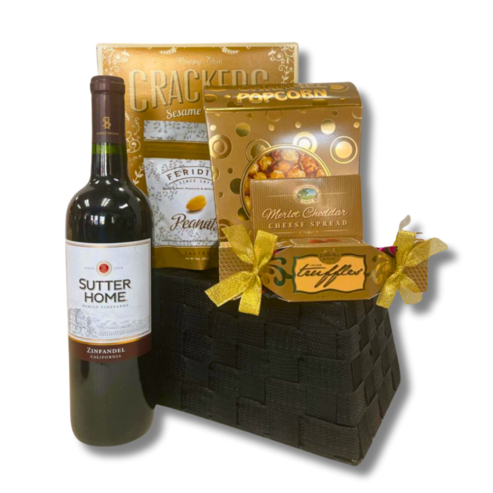 Peaceful Sutter Home Wine Gift Basket