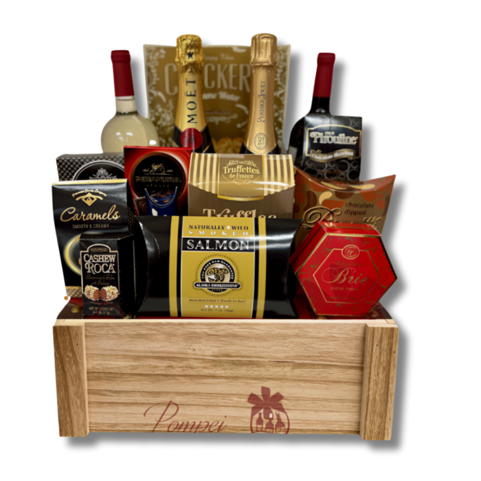 Thank You Champagne and Wine Gift Basket