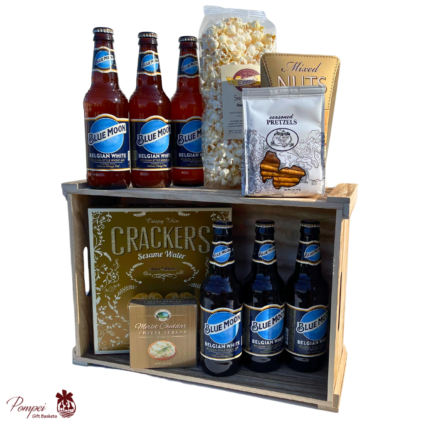 Belgian's Blue Moon Beer Gift Basket