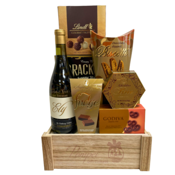 Just Because Wine Gift Basket