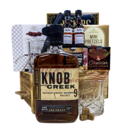 Knob Creek Old Fashioned Whiskey Gift Basket