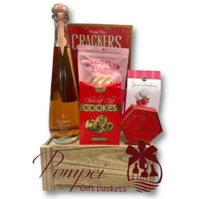 Pink Julio Tequila Gift Basket