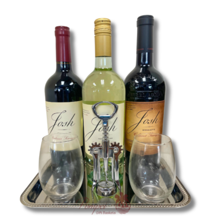 Three Josh Cellars Wine Gift Basket