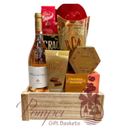 Lovers Wine Gift Basket