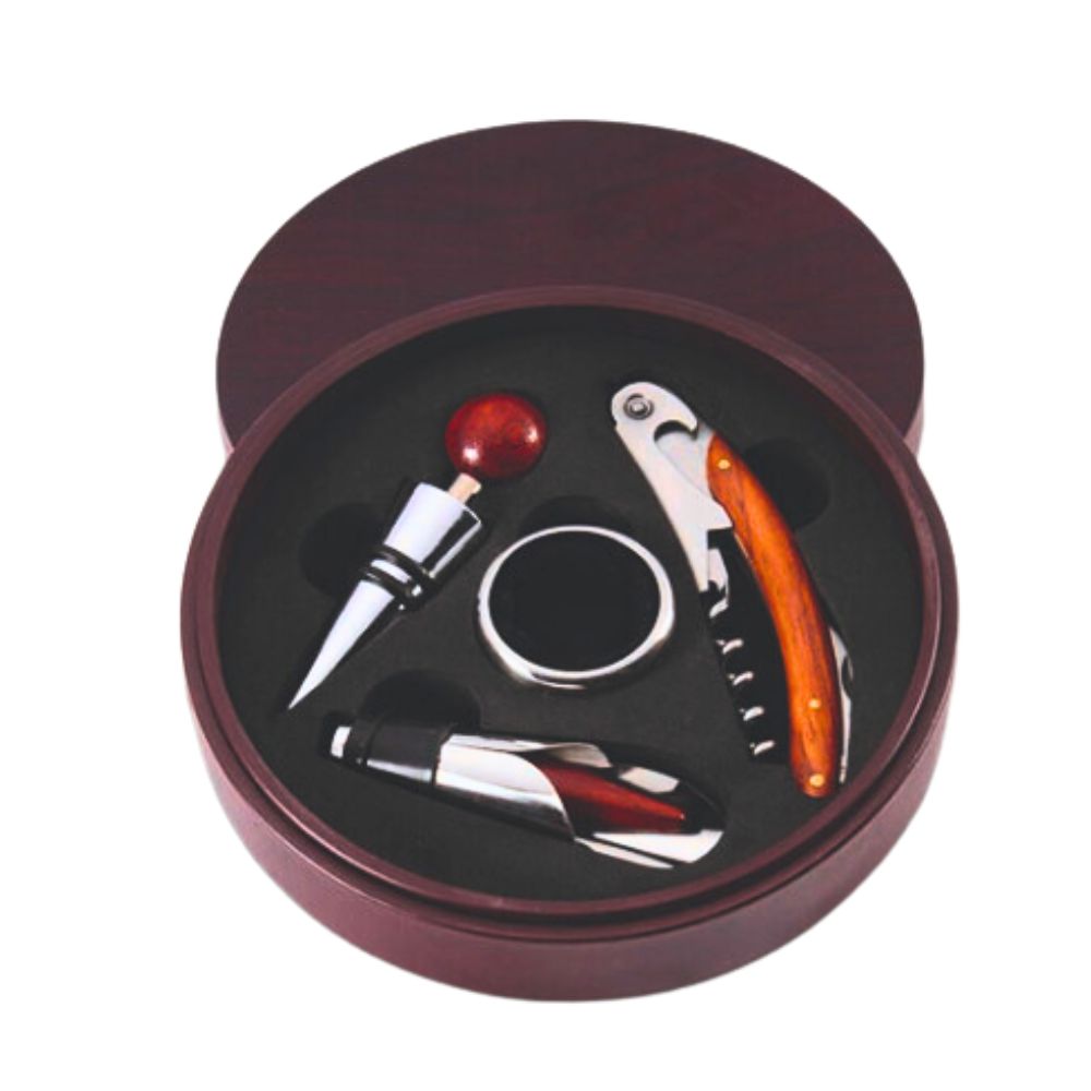 Round Wine Tool Box