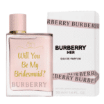 Engravable Burberry Perfume & Champagne Gift Basket