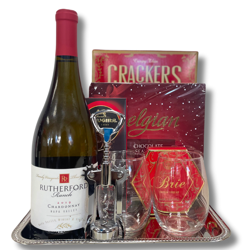 Christmas Party Chardonnay Gift Basket