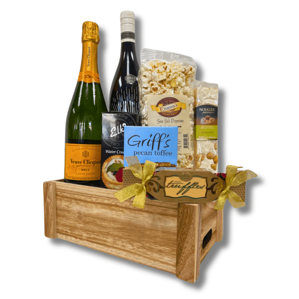 New Year's Toast Champagne and Wine Gift Basket