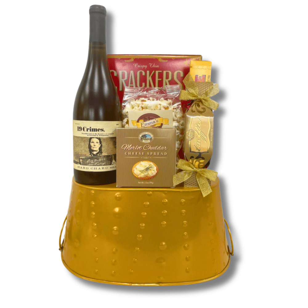 More than 19 Crimes Wine Gift Basket
