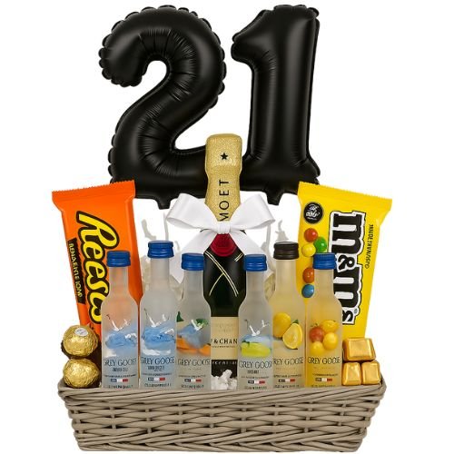 21st Birthday Gift Basket