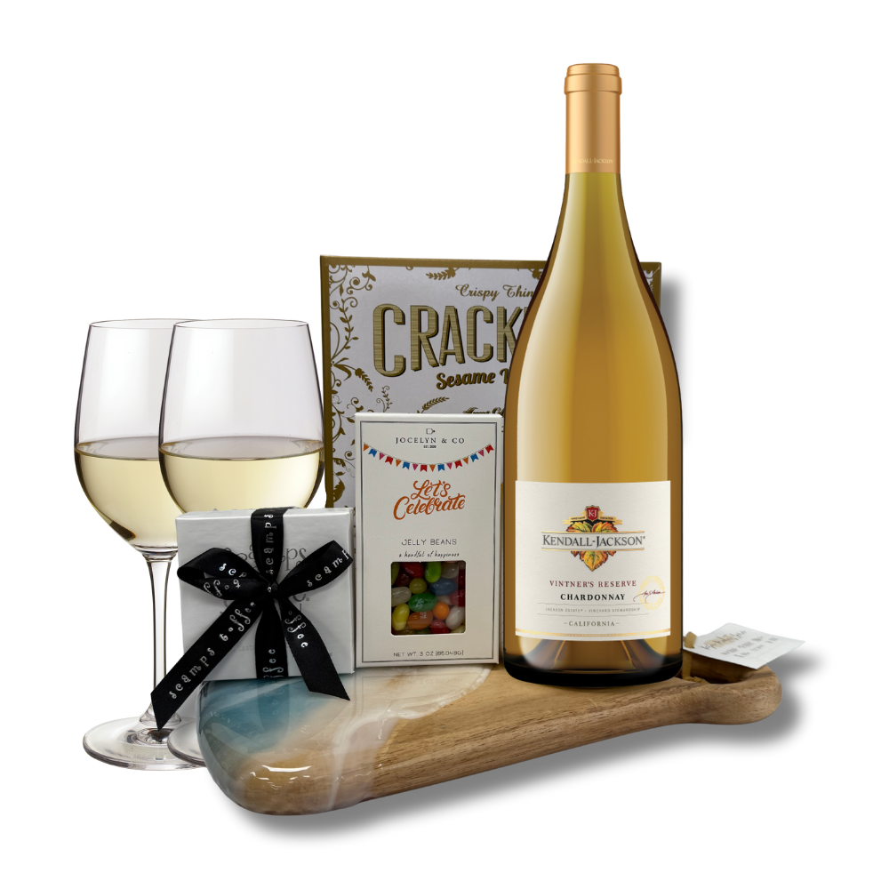 Birthday Celebration Chardonnay Gift Basket