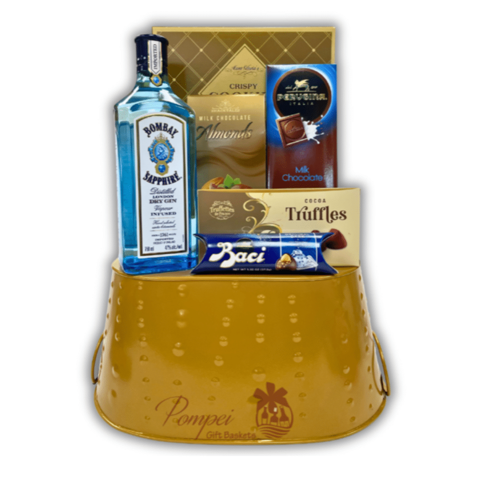 Be My Bae Bombay Gin Gift Basket
