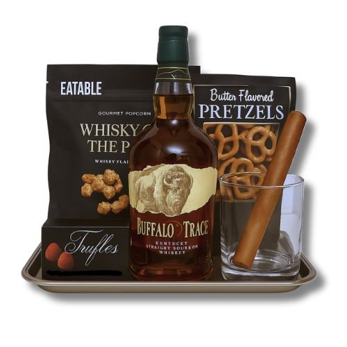 Cigar Whiskey Gift Basket