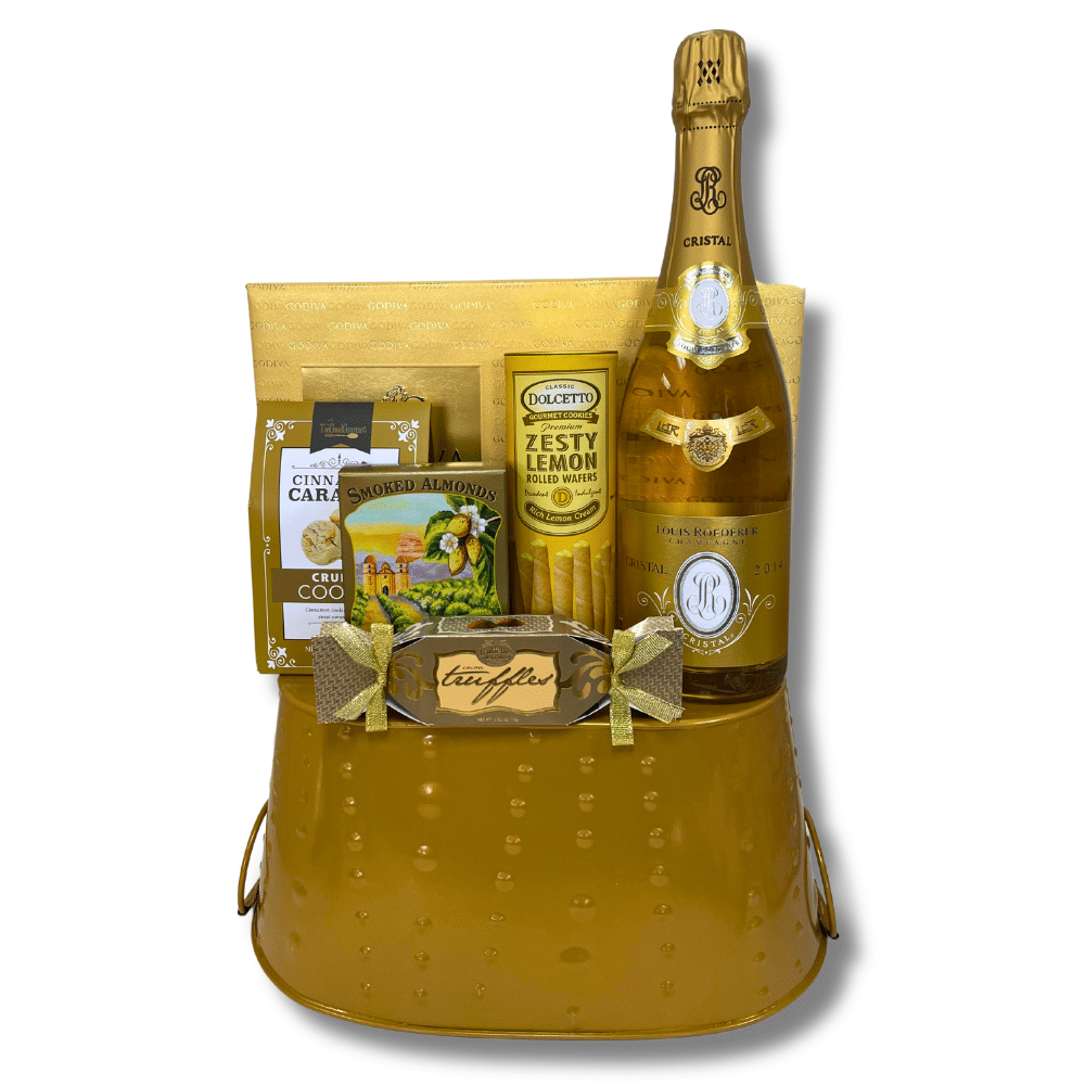 Cristal Champagne Gift Basket