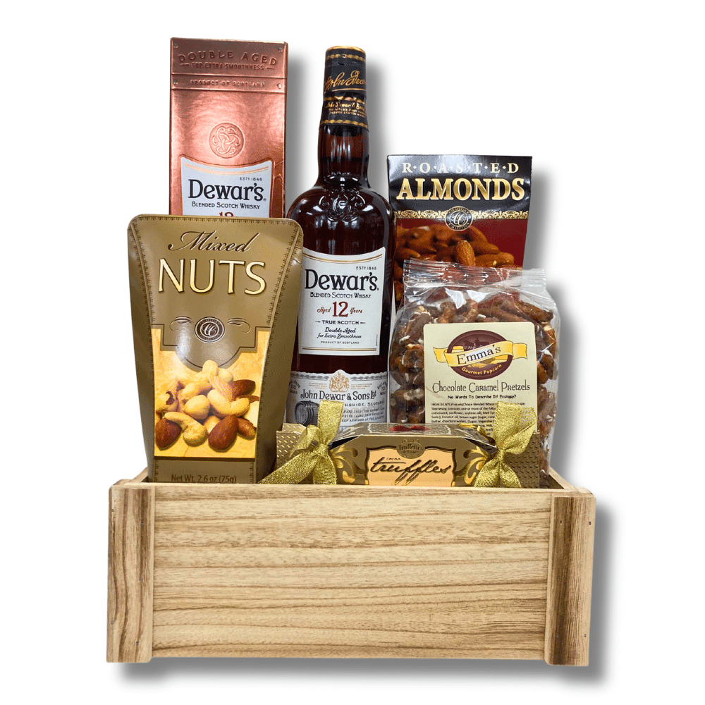 Dewar's 12 Scotch Gift Basket
