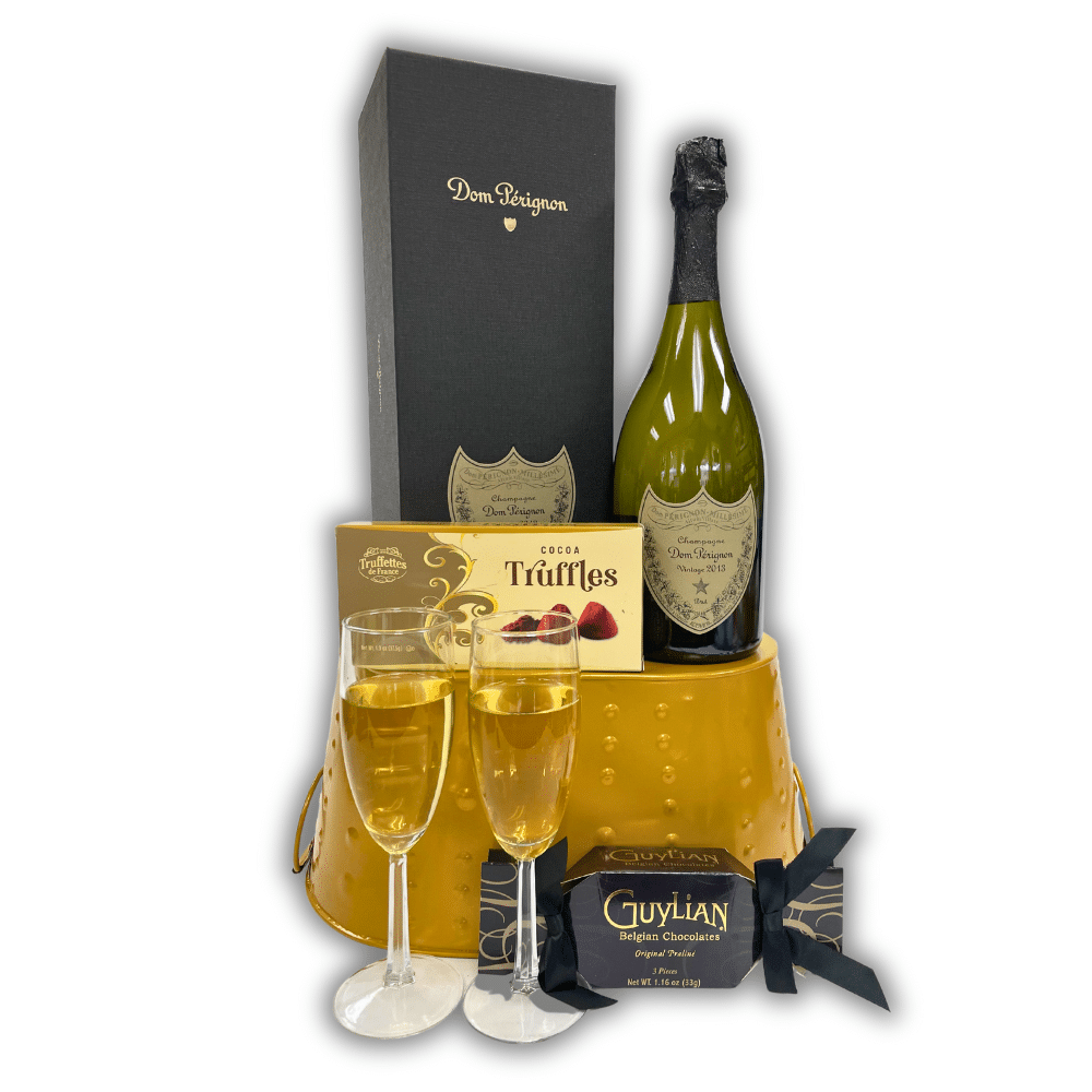 Dom Perignon Champagne Gift Basket