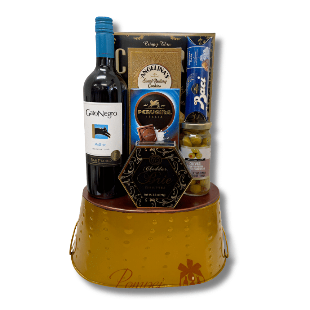 Gato Negro Malbec Gift Basket
