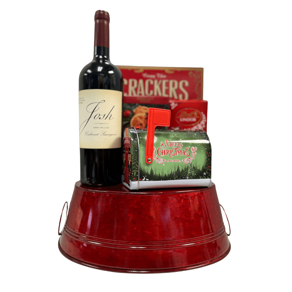 Josh & Merry Christmas Wine Basket