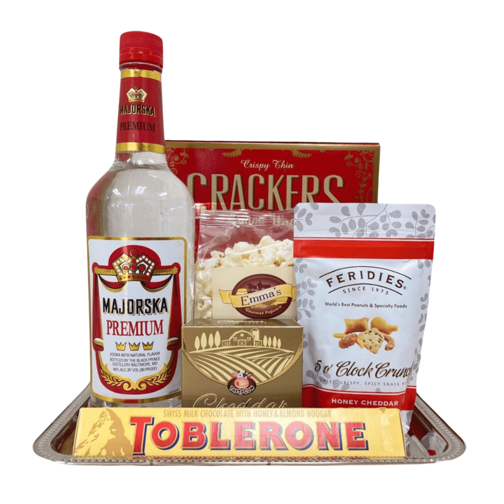 Tough Majorska Vodka Gift Basket
