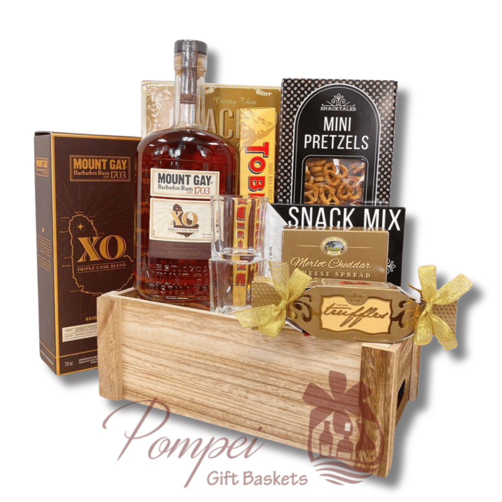 Mount Gay's Blend Rum Gift Basket