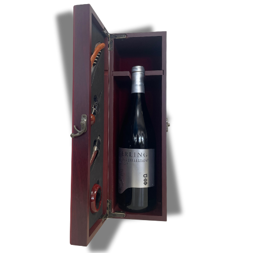 Sterling Silver Pinot Noir Wine & Tool Box
