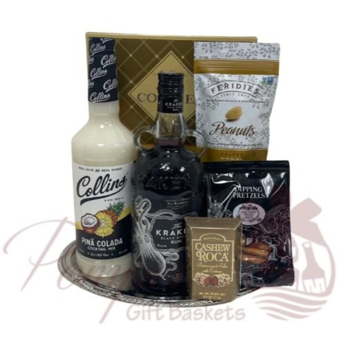 Pina Colada Essentials Gift Basket