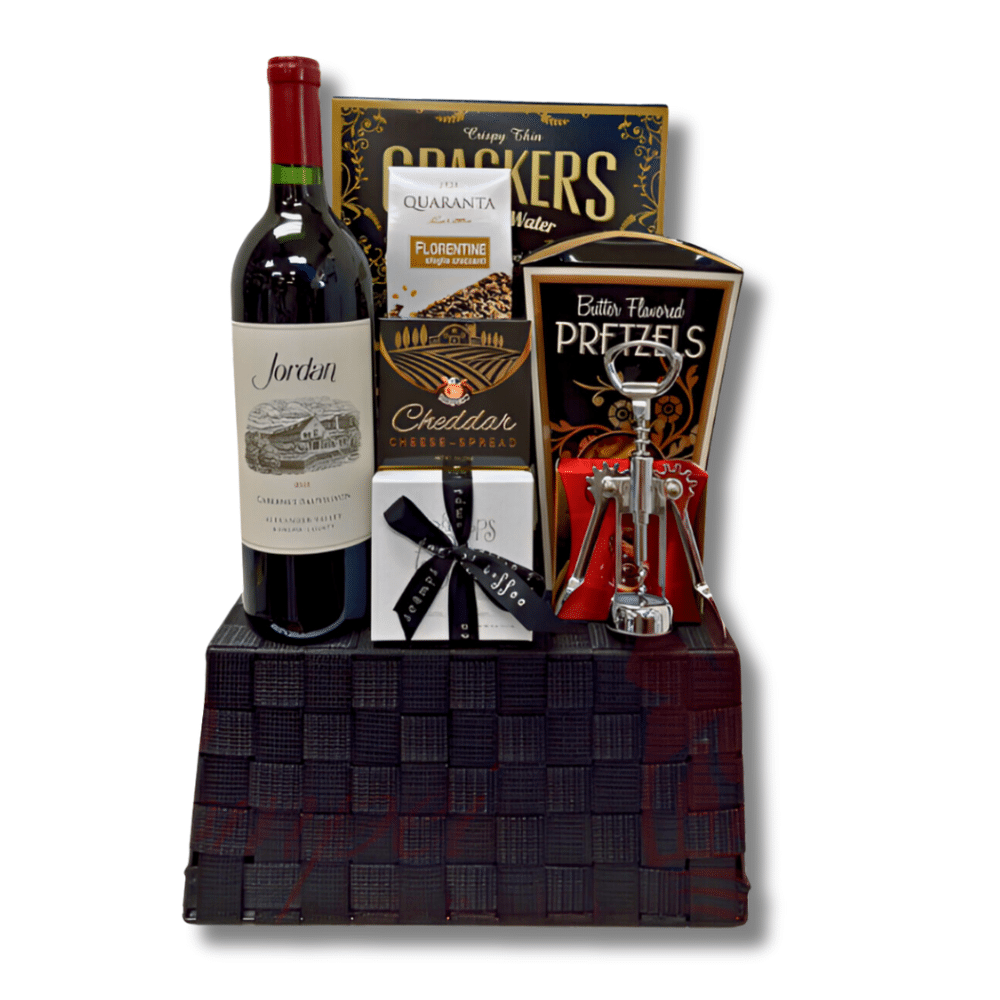 Sonoma County Jordan Wine Gift Basket
