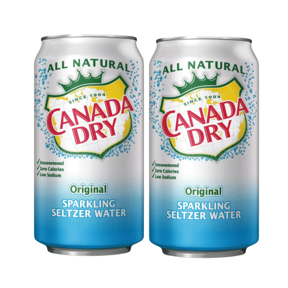 2 Sparkling Water Cans
