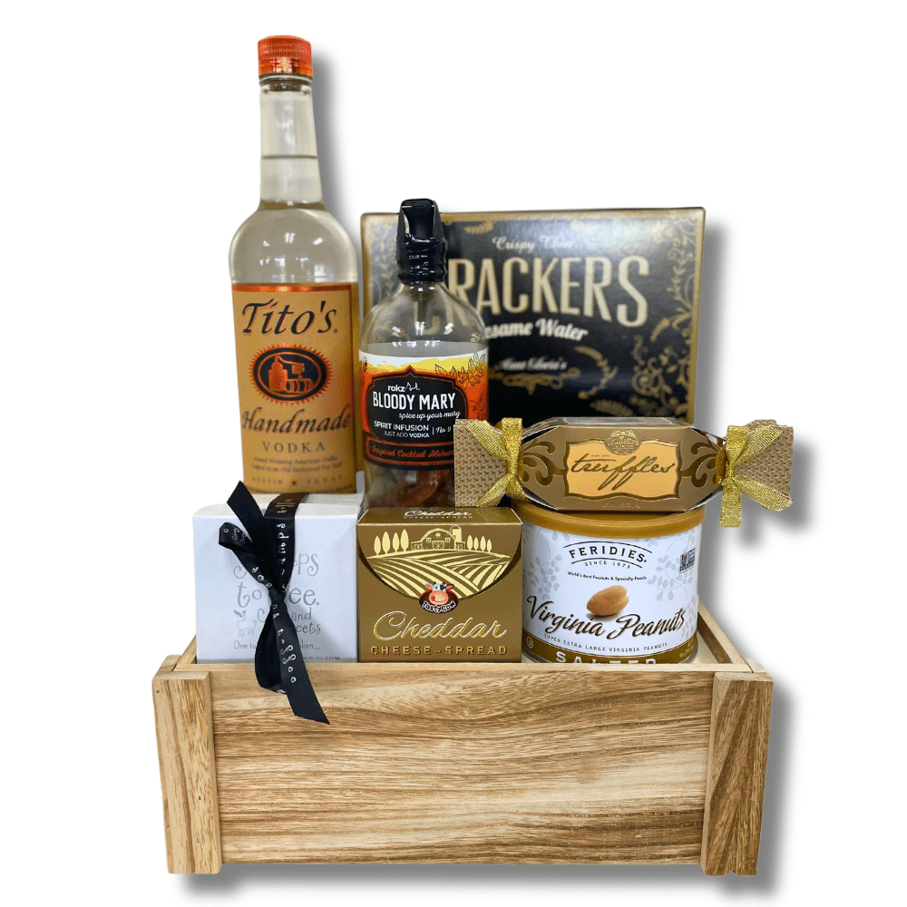 Tipsy Titos Bloody Mary Vodka Gift Basket