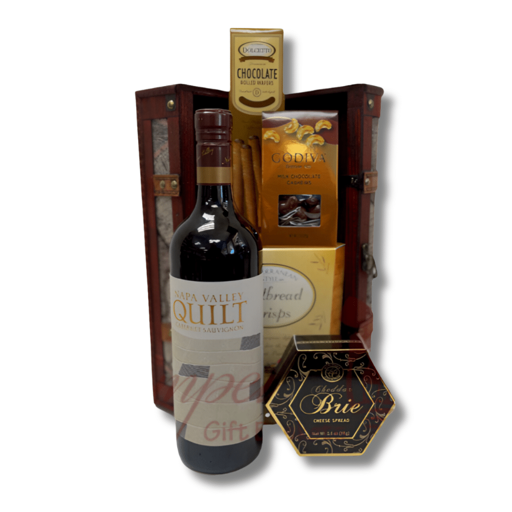 Napa Quilt Cabernet Sauvignon Gift Basket