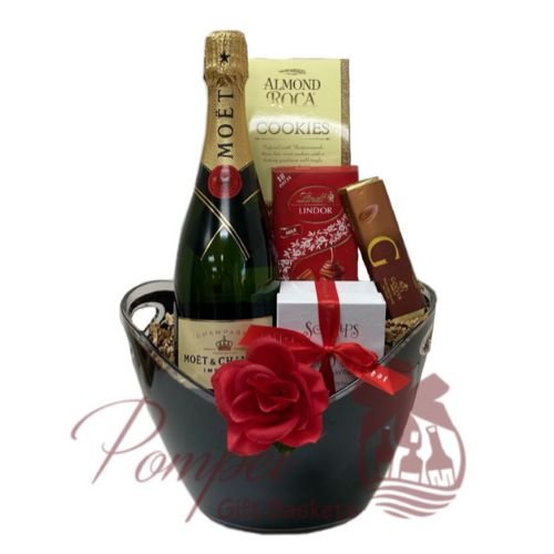 classic congratulations champagne gift basket