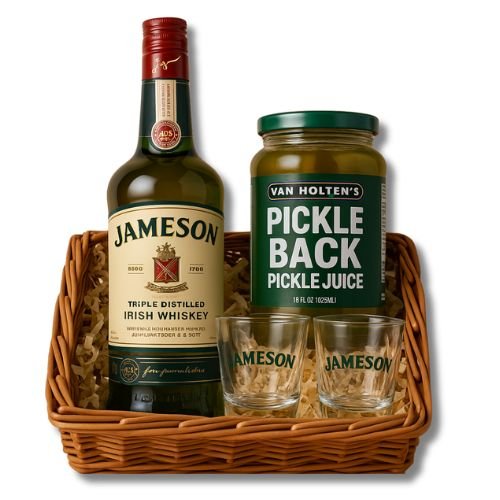 Jameson Pickle Back Whiskey Gift Basket