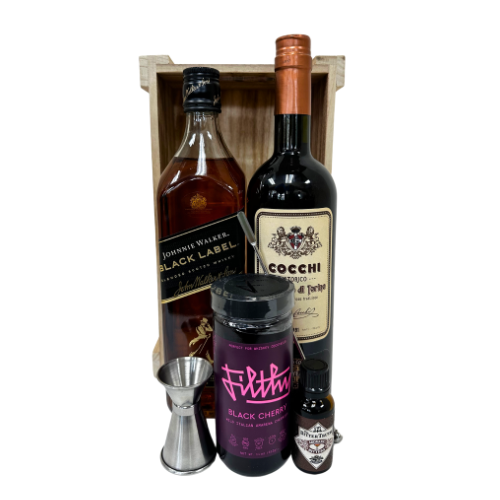 Black Label Manhattan Cocktail Basket