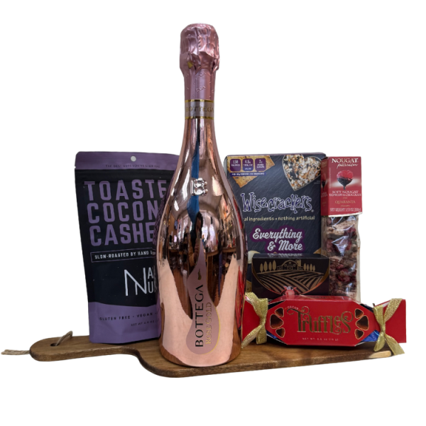 Purple & Rose Gold Bubbly Gift
