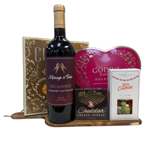 V day Romance Champagne Gift Basket