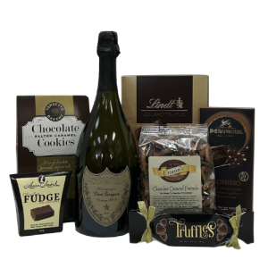 Dom Perignon and Chocolate Gift Basket