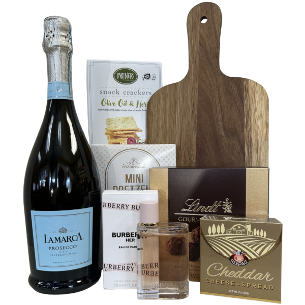 Perfume and Prosecco Mother's Day Basket