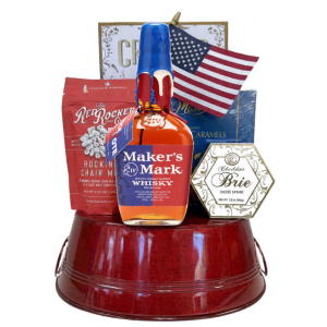 Red, White, and Blue Double Dip Whiskey Basket